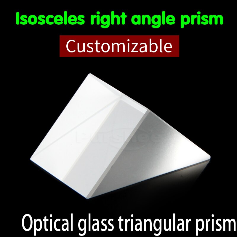 Optical glass triangular prism(10x10x10mm)