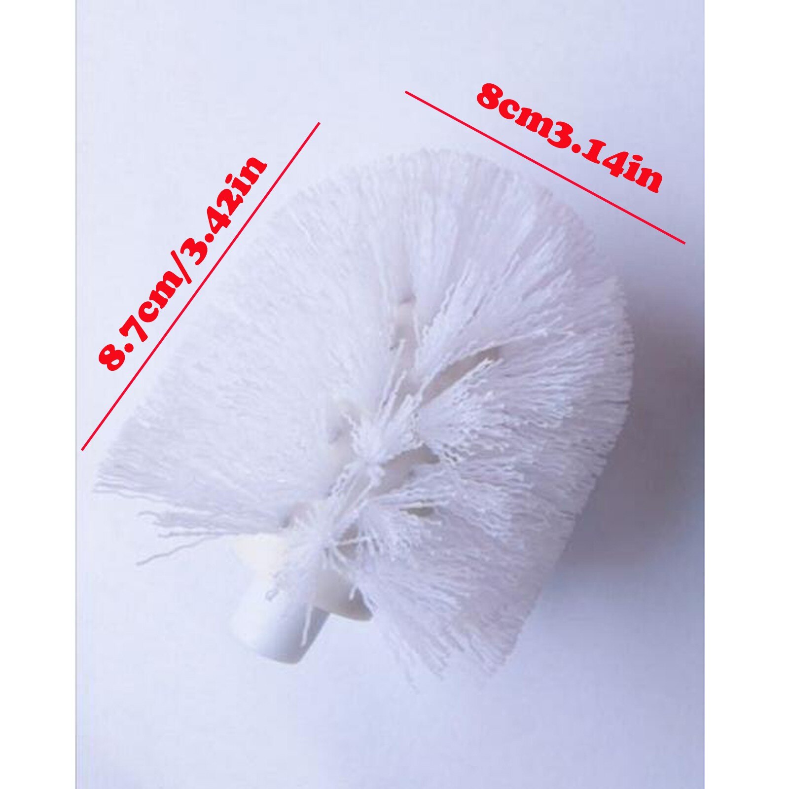 2PCS Universal Replacement Toilet Brush Head Holder Bathroom toilet brush head accessories Clean Spare Tools Bathroom