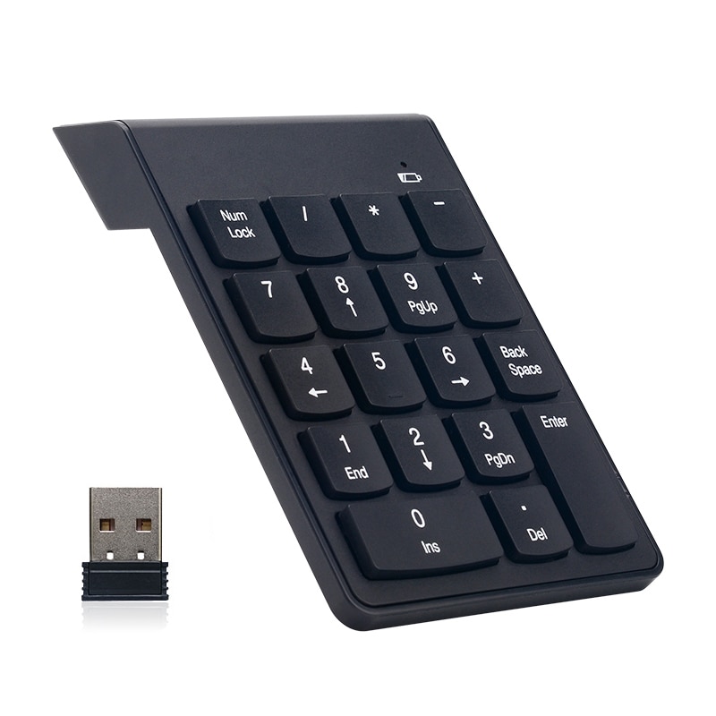 Numeric Keypad Wireless Digital Keyboard Bluetooth-Compatible Aluminium with USB Ports hub For Windows Laptop Computer Phone