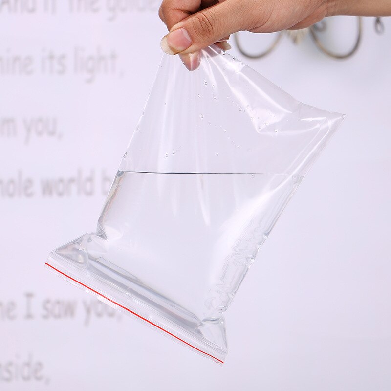 100pcs/pack Small Zip Lock Plastic Bags Reclosable Transparent Jewelry Food Storage Bag Kitchen Package Bag Clear Ziplock Bag