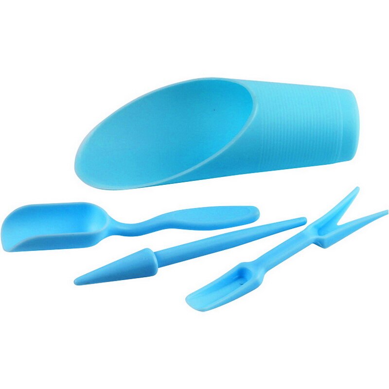 mini kit di attrezzi da giardinaggio per piantare attrezzi succulenti kit per fioriera da giardino in miniatura strumento per piantine per Dropshipping: blu