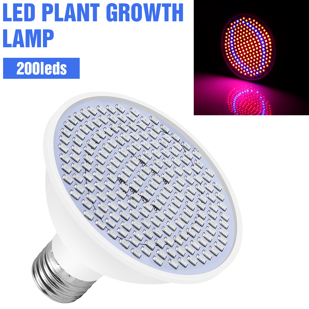 Bombilla LED para cultivo de plantas, fitoamplificador de espectro completo, semillas de flores de interior, lámpara LED hidropónica para cultivo de plantas, Growbox: YELLOW
