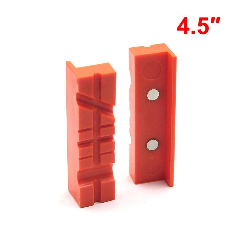 Mordaza acolchada magnética práctica, tornillo de banco metálico de goma, tira de protección, Protector de Banco de ABS, accesorios 1 Uds