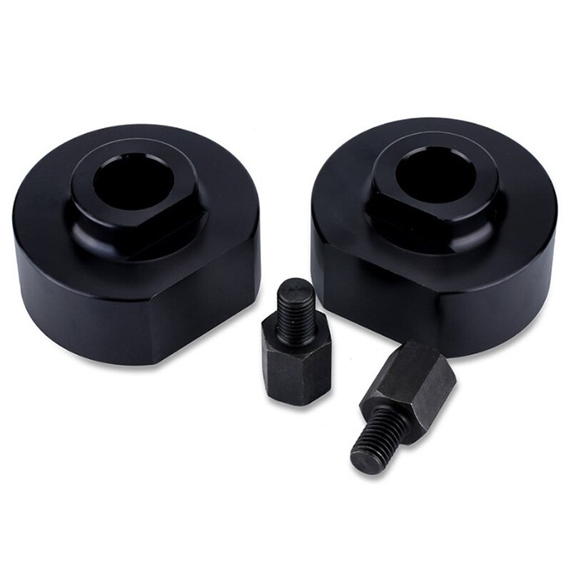 Front Leveling Kit 2 Inch Front Lift Spring Spacers with 3/4 Inch Stud Extenders 2WD for 1999+ Ford F250 F350 Super Duty: Default Title