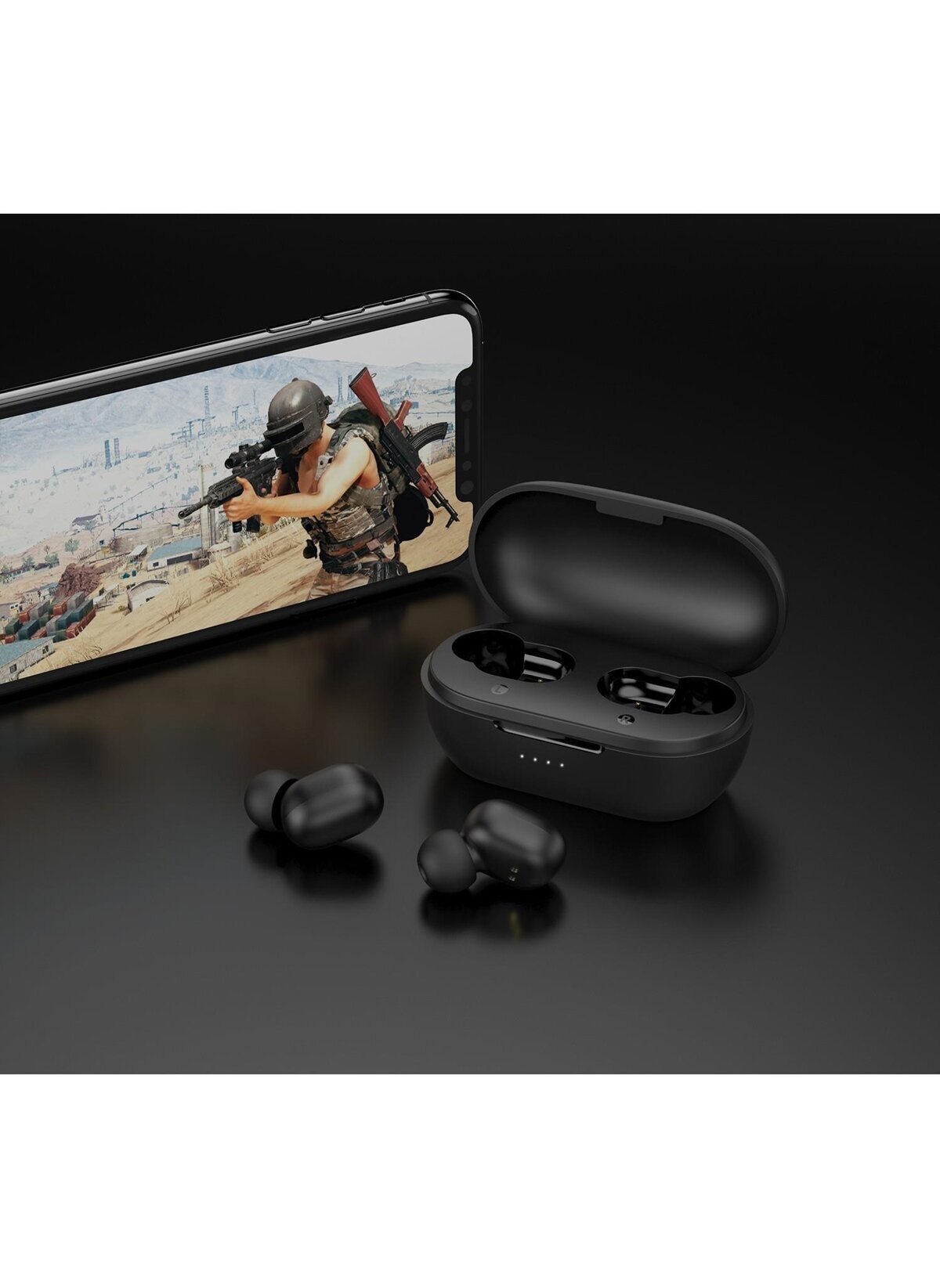 Haylou – écouteurs intra-auriculaires sans fil Bluetooth 5. HD, stéréo, commande tactile, noir, GT1 TWS