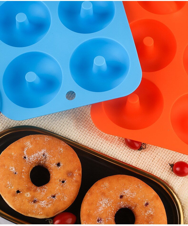 1pc Silicone Dount Mold Dessert Tool Fast Easy Manual Doughnut Maker DIY Cookies Cake Decoratings Baking Tools Kitchen Gadgets