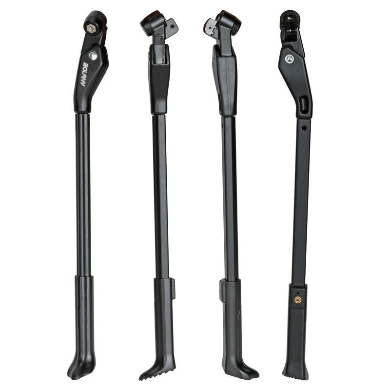 Pata de cabra ajustable para bicicleta, soporte lateral para bicicleta de montaña y carretera, 36-42cm