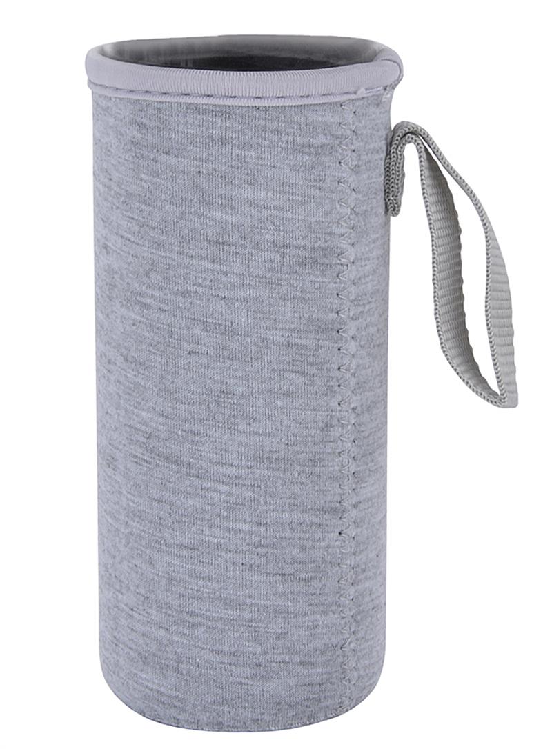 550ml urheilullinen vesipullon kansi neopreeni eriste hihalaukku laukku pussi kannettava tyhjiökuppisetti urheilu retkeilytarvikkeet: Harmaa 420ml