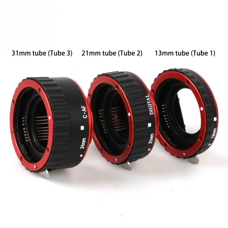 Kamera linse adapter ring montering af autofokus makro forlænger rør ring til canon ef-s objektiv  t5i t4i t3i 100d 60d 70d 550d 600d 7d