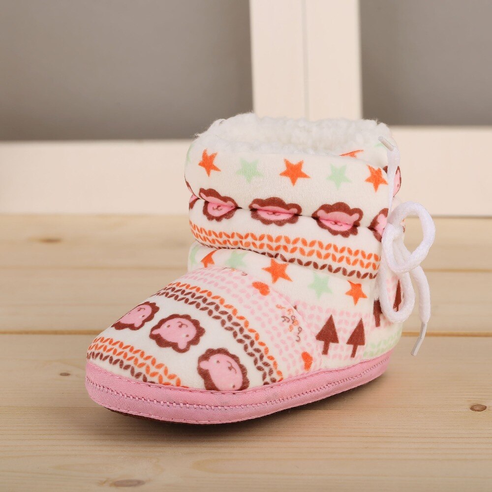 Botas gruesas de terciopelo para bebé, zapatos para primeros pasos de fondo suave, zapatos para niños recién nacidos, zapatos para bebés, zapatos para niños y niñas, suela blanda para invierno