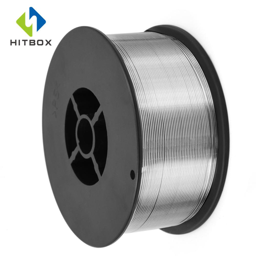 HITBOX Carbon Steel Welding Wire Flux Cored Wire 0.8mm Welding Wire 1 Roll MIG Welding Machine Accessories MIG Wire