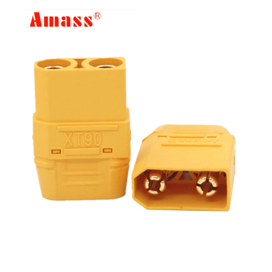 1 par  xt90h (xt90 med kappehus ) 4.5mm banankontakt gullbelagt til lipo batteri esc pdb 20% av