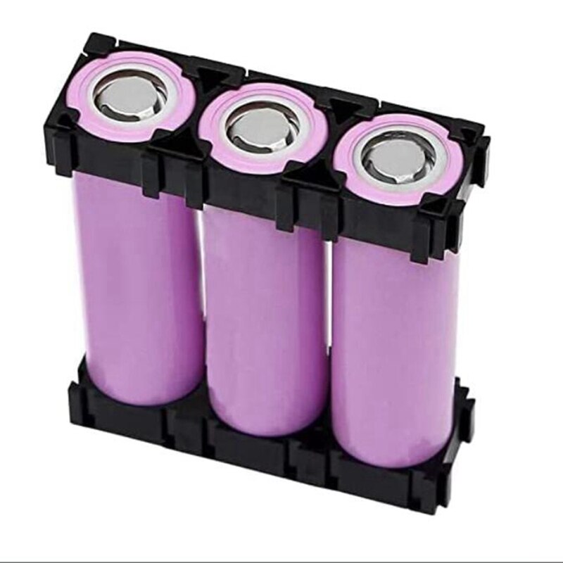 50Pcs 21700 Lithium Cell Spacer Triple Battery Holder Bracket Battery Pack Bracket For DIY Fixed Battery 21.7Mm Hole Dia