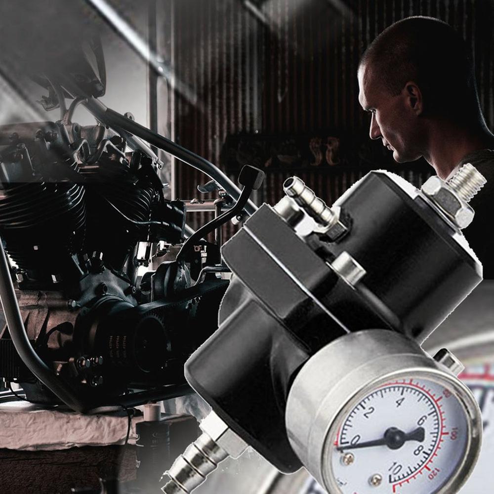 Car modified fuel pressure regulator Fuel regulating valve Petrol booster enhanced applicator with watch