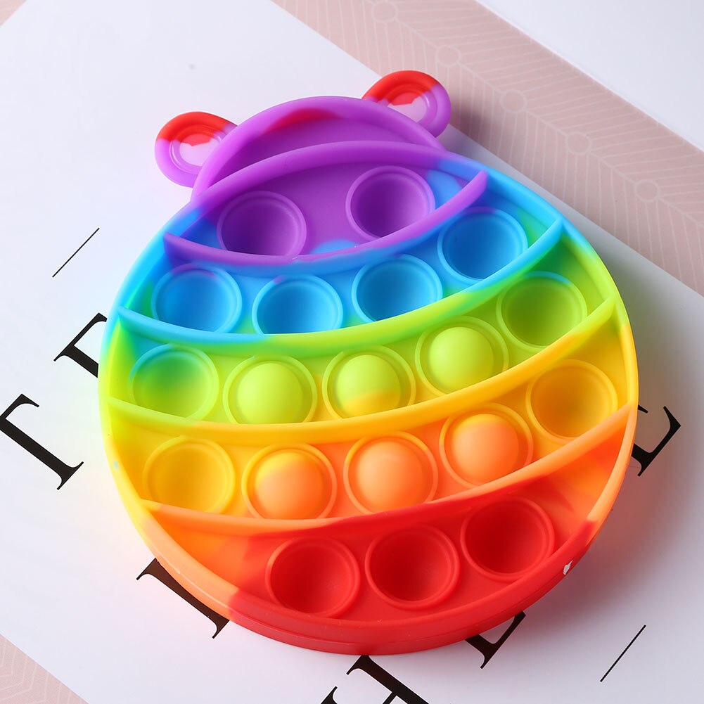 Pop It Push Bubble Fidget Toys Adult Stress Relief Toy Antistress PopIt Soft Squishy Anti-Stress Anti Stress Box Poppit