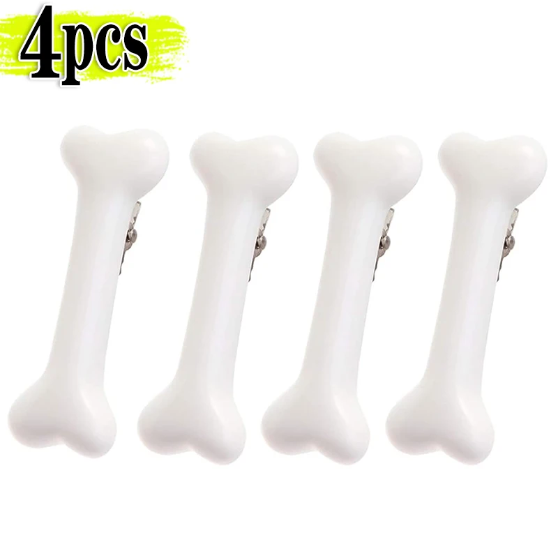 Horquillas de hueso blanco para mujer, pasadores para la cabeza, pinzas para el pelo de hueso de perro vívidas, pasador lateral para el cabello, accesorios para el cabello: Lavanda