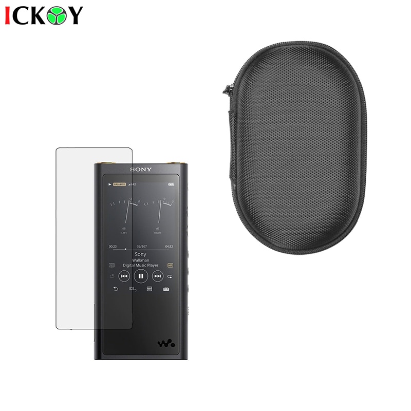 Film de protection d'écran + EVA, étui de protection Portable pour lecteur MP3 Sony NW-ZX300A, accessoires