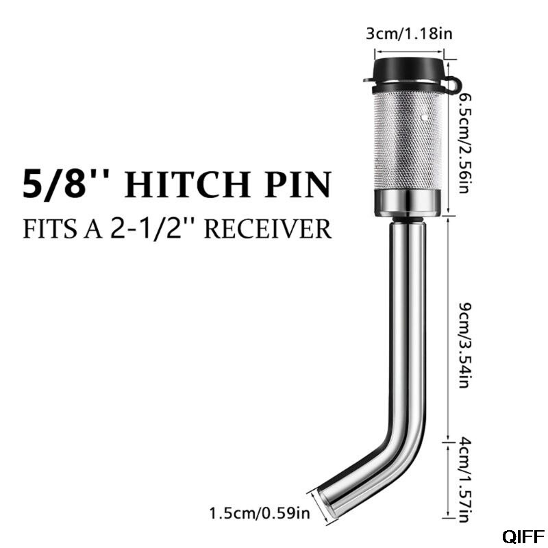 Hitch Pin Lock 1/2" 5/8" Dual Receiver Locking Trailer for Class Aug. 9