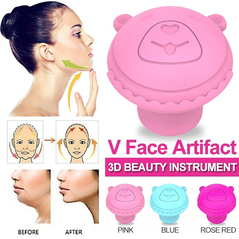 Face Slimming Tool Face Lift Skin Firming V Shape Facial Exerciser Instrument Portable Anti Wrinkle Cute Mouth Exercise Tool