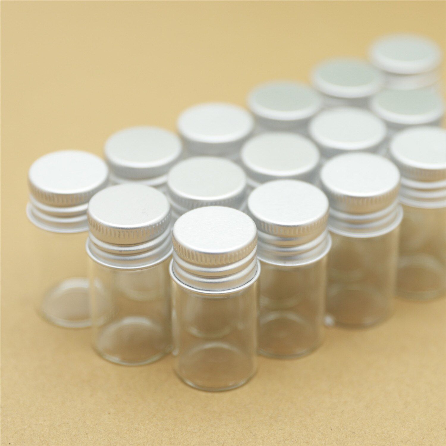 24PCS/lot 22*40mm 8ml Small Glass Bottle Test tube storage bottles & jar Glass Jars Vials Mini Containers DECORATIVE Bottles
