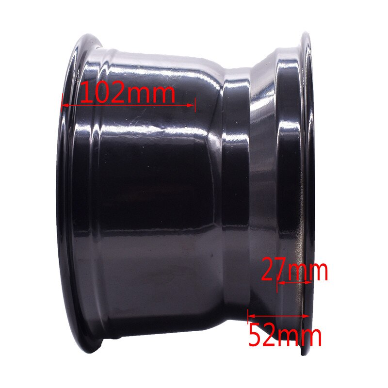 Atv 10 tommer baghjul aluminiumsfælge 10 " x 7 quad kinesisk off-road 4 hjul motorcykel motocross