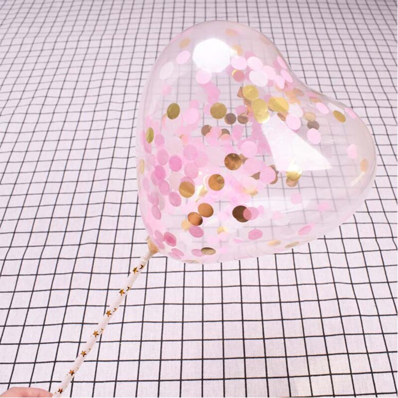 1 set 5inch Helium Balloon heart Wedding star aluminum Foil Balloons Inflatable Birthday baloon Party Decoration Ball