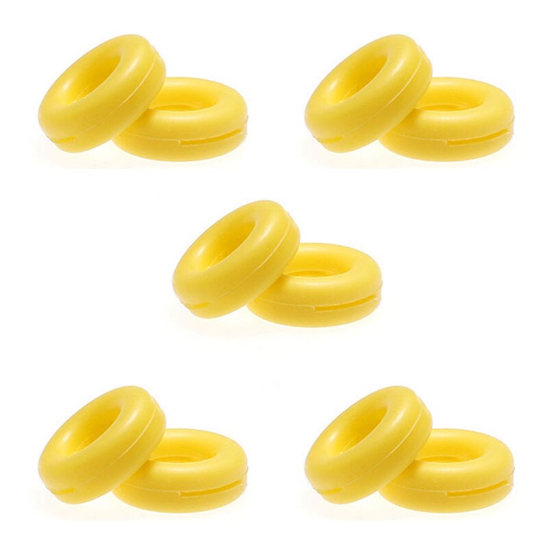 5Pairs Round Glasses Ear Hooks Eyeglasses Sports Temple Tips Anti Slip Silicone Grips Eyewear Accessories Silicone Non-slip: Yellow