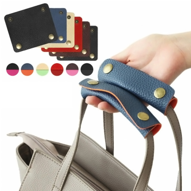Poignée de bagage en cuir, valise enveloppante, poignée de protection, sangle d&#39;épaule pour poussette