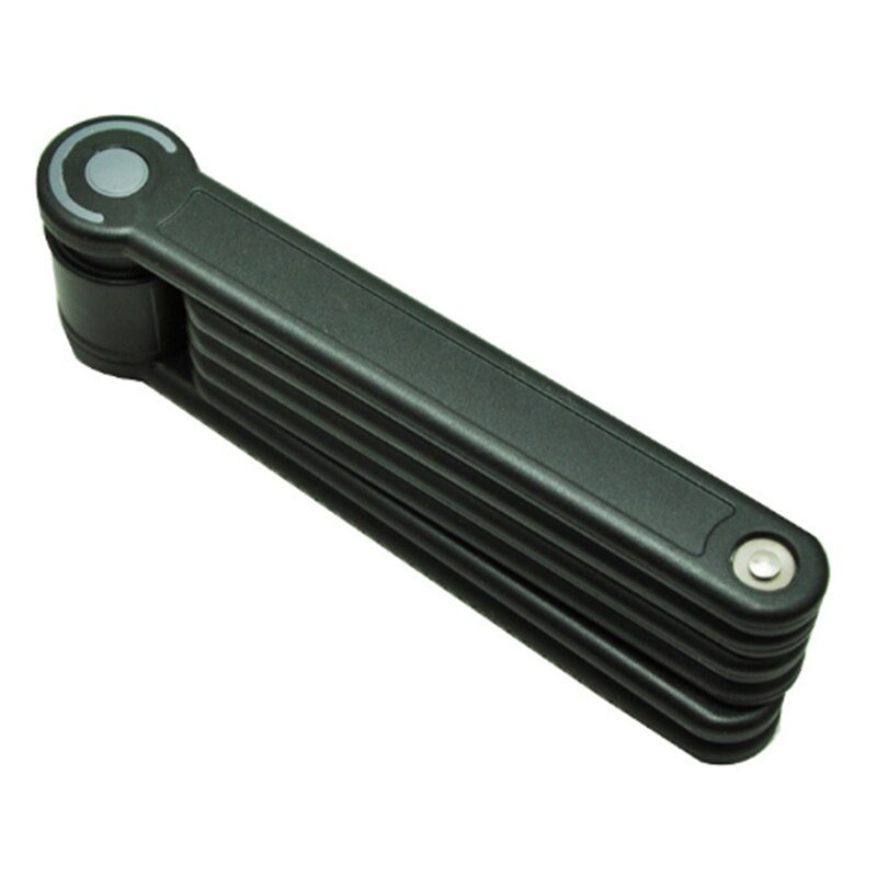 -Type Bicycle Lock Limit Bicycle Lock Heavy Duty Bicycle Safety Chain Lock Steel Rod Black