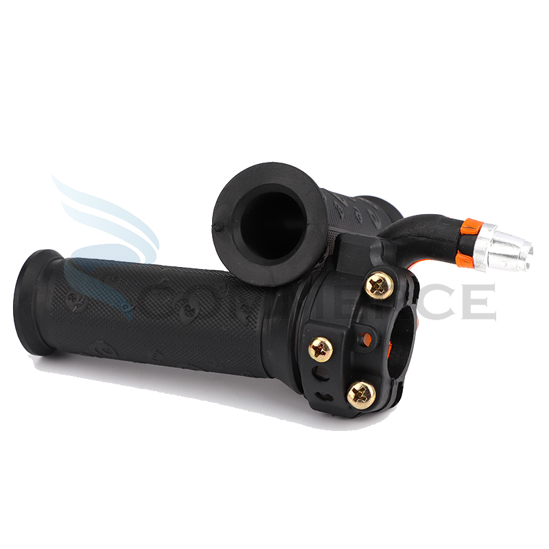 1 paio Twist Throttle Accelerator 3 impugnatura da stadio per 47cc 49cc Mini Dirt Bike Quad Pocket parti del motociclo