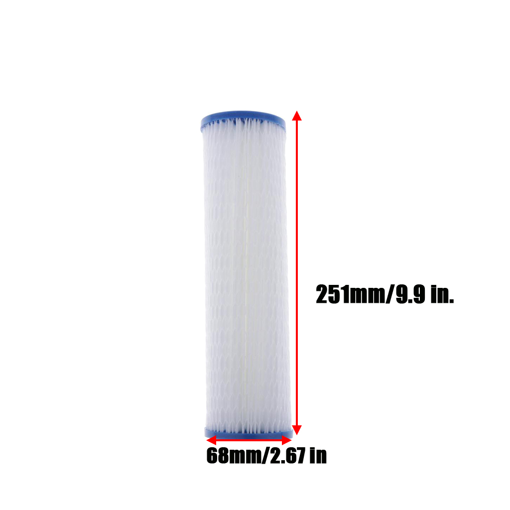 Swimming Pool Filter Cartridges Replacement Easy To Clean 2.67x10"