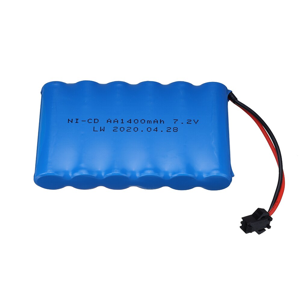 7.2 V 1400 mAh Ni-Mh batteria ricaricabile spina SM con caricabatterie per RC Camion RC auto RC barca del RC serbatoio parti nimh AA 7.2 v 1400 mah