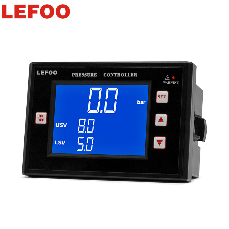 LEFOO Intelligent Pressure Controller Large LCD Display Automatic Digital Pressure Switch for Industrial Air Control