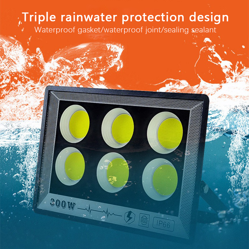 Reflector LED 50W 100W 200W 300W 400W 500W 220V foco IP65 lámpara impermeable Led luz de inundación al aire libre lámpara de calle de jardín