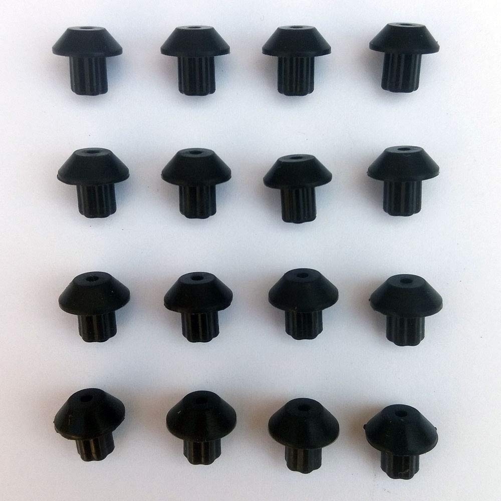 WB2K101 Rubber Feet Kit for GE, Hotpoint, Kenmore Range Burner Grate.16 pcs