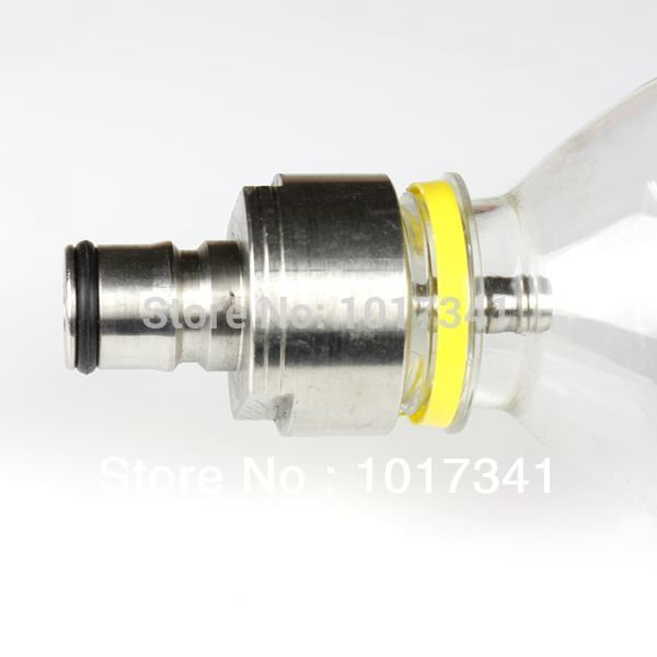 Stainless Carbonation Cap w/ 5/16" Barb, Ball Lock Type, fit soft drink PET bottles, Homebrew Kegging
