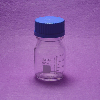 100mL Reagent Bottle with Cap Autoclavable, Heavy Wall,lab Glassware