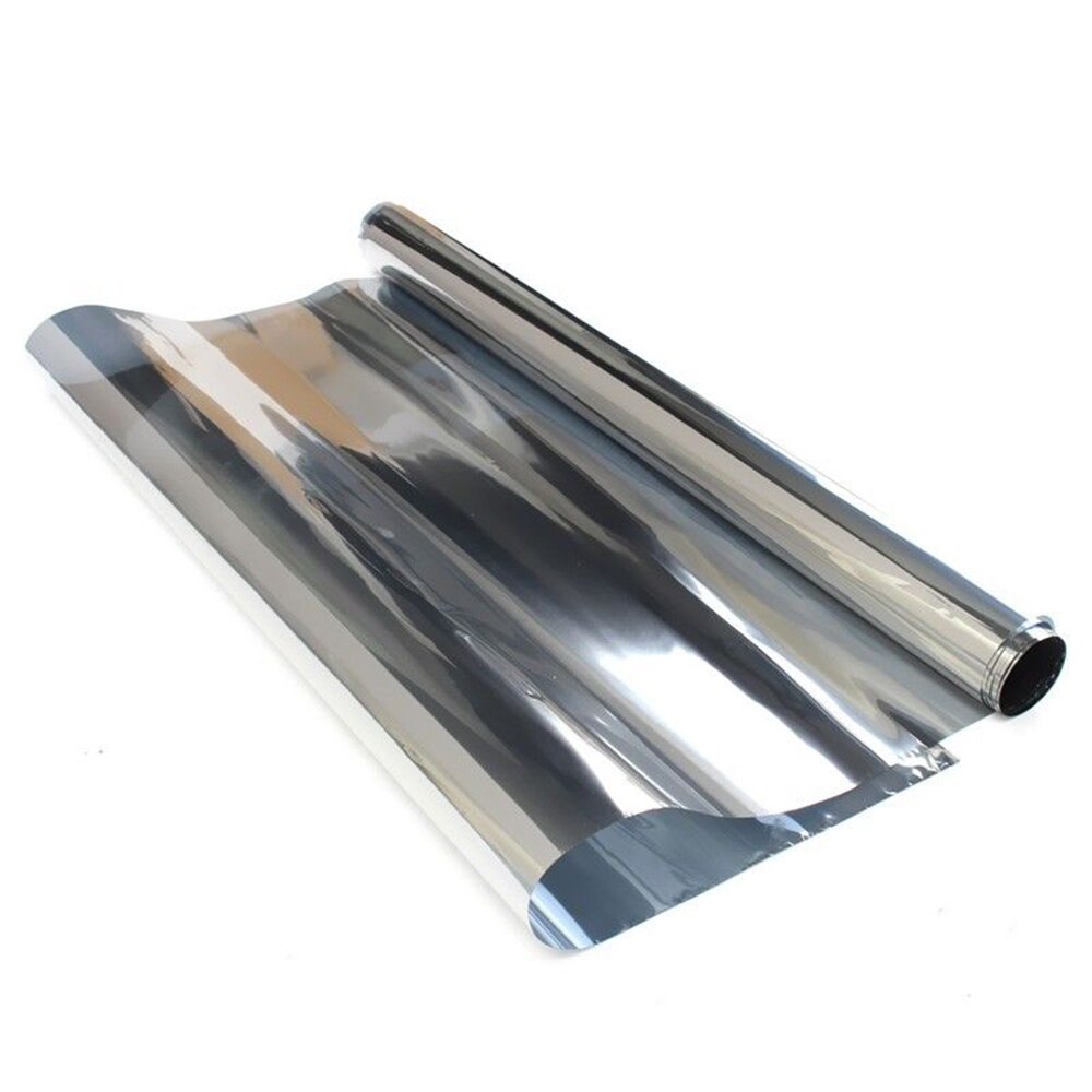 16x50cm 2mil 20%VLT 90%UV Silver Reflective Home Building Commercial Pravicy Window Tints Films Tinting Vinyl