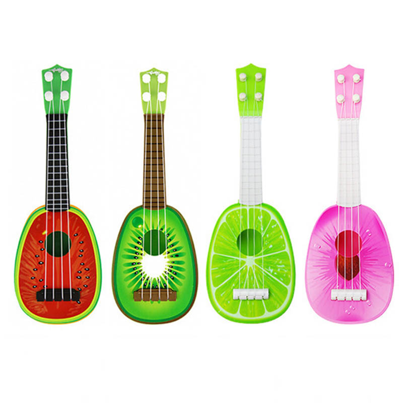 Guitarra infantil en forma de fruta, Juguete Musical de simulación de fruta, para niños, educativo, Para edades tempranas, 1 Uds.