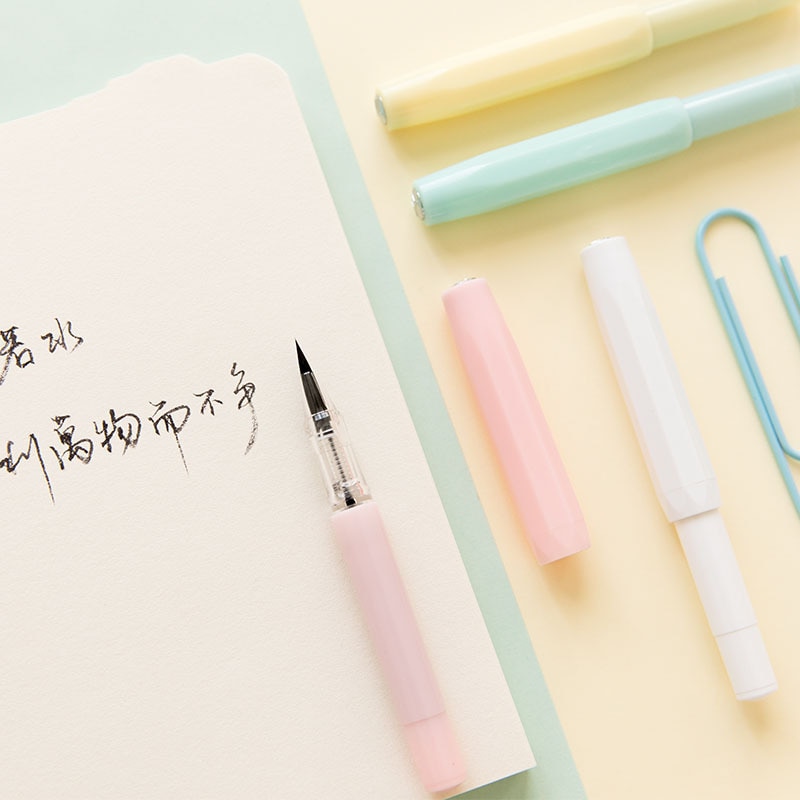 Bonito bolígrafo chino de Color claro de punta suave para escribir,