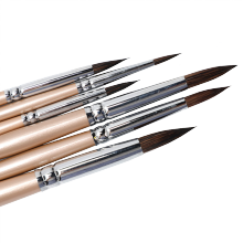 Watercolor brush black marten animal hair 6 pcs round pointed watercolor painting brush set adult beginner student hand-painted