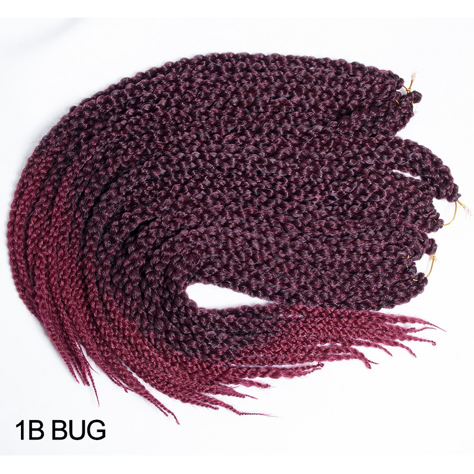 Qp Hair 3D Cubic Twist Crochet Braids Ombre 22" 120g/pack Ombre Crochet Braid Hair Extensions synthetic High Temperature Hair