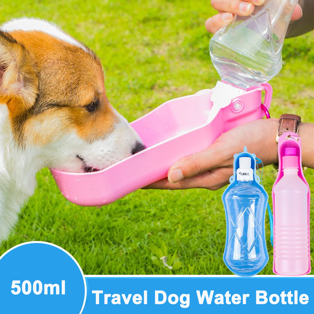 Bouteille d'eau pour chiens 250ML/5000ML, distributeur Portable, bol d'eau de voyage pour chiens chats petits animaux