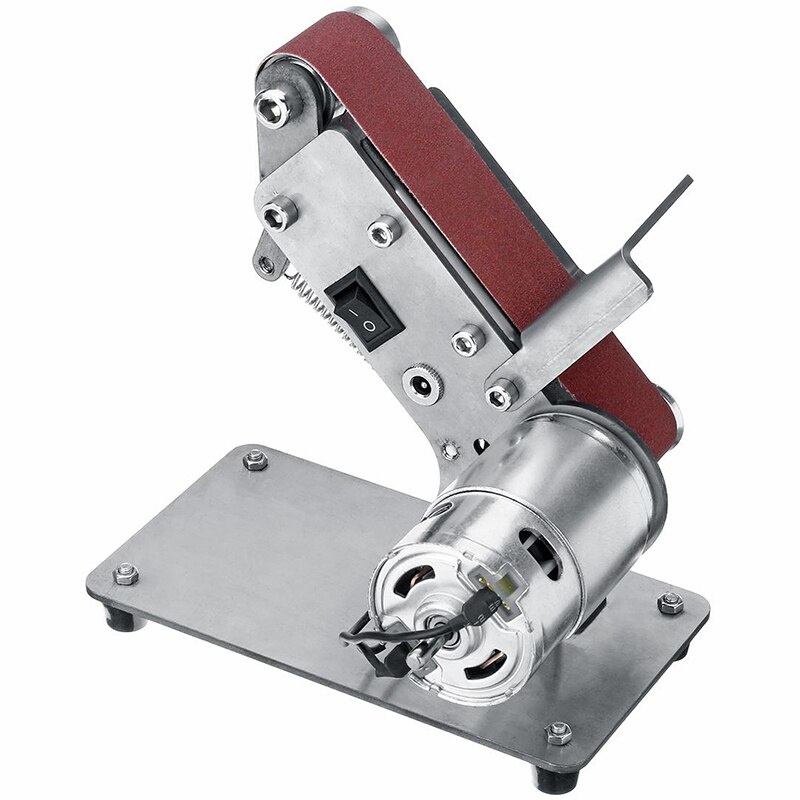 Sander Riem Machine 300W Elektrische Bandschuurmachine Polijsten Grinder Machine 90 Graden Vouwen Sander Slijpen Tool Cutter Randen Shar