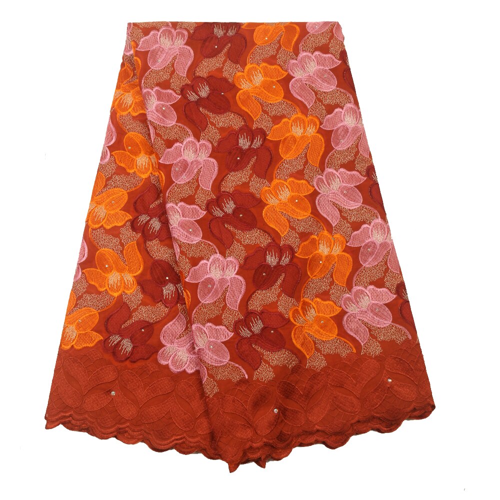 Swiss Voile Lace In Switzerland Lace African Dry Lace Fabric Nigerian Cotton Lace Material YA3413B-4