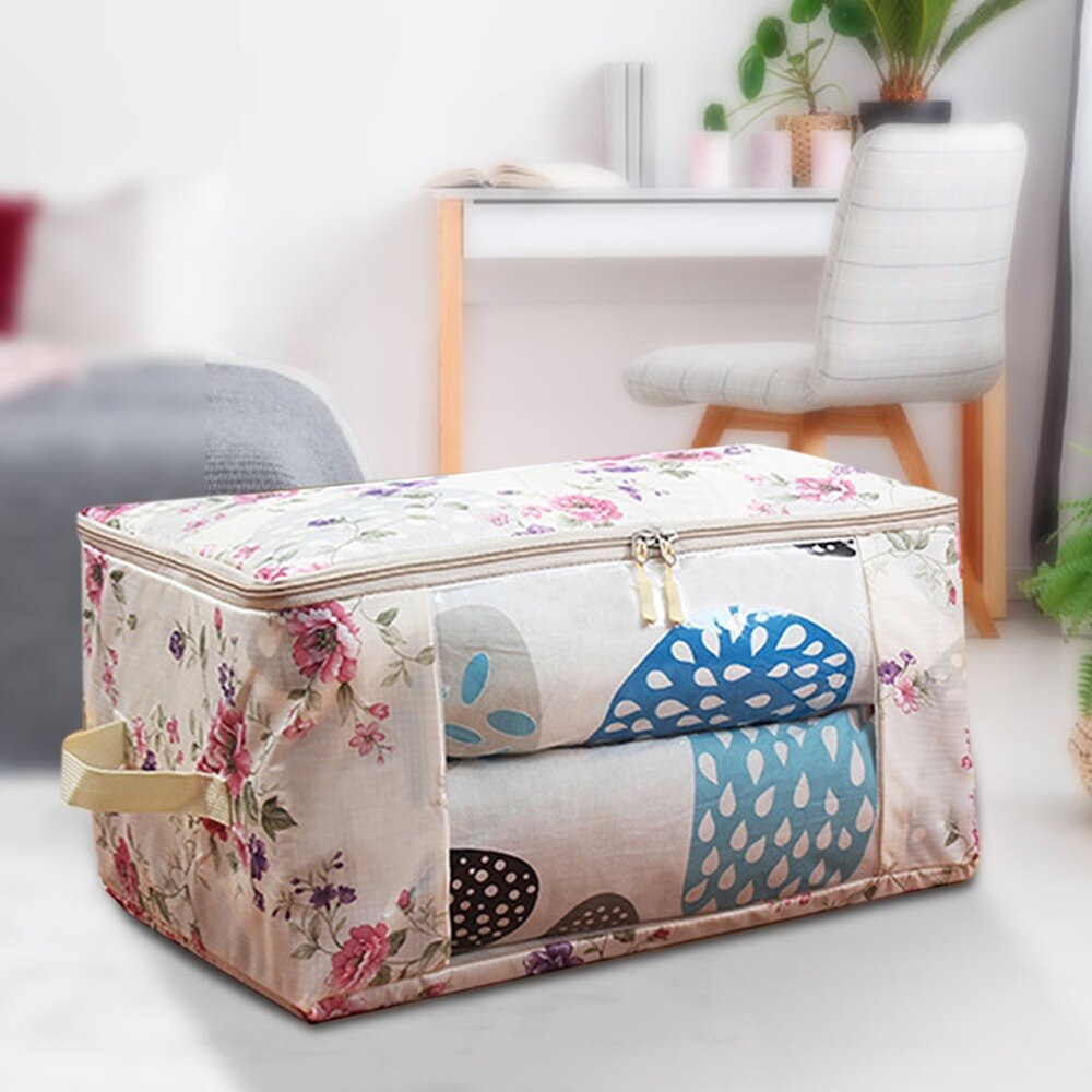 Opvouwbare Onder Bed Zakken 1 Pack Grote Onder Bed Opslag Dozen Dikke Ademend Underbed Kleding Opbergzakken Ritssluiting Organizer