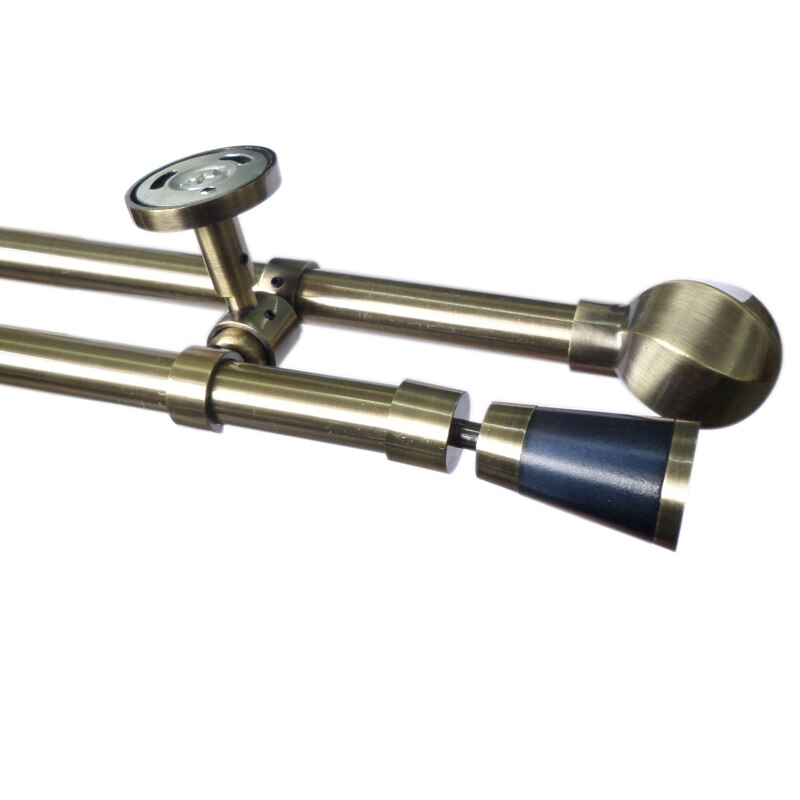 2 stk  d20mm gardinstang dekorativt loftbeslag 1+2 lfg  , 6cm ,  gardintilbehør beslag til vinduesdekoration