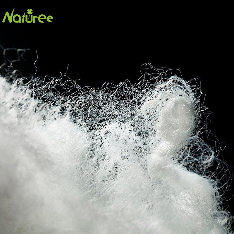 100g polyester fyld hvid polyester korte fiber 7d hul plus silikone polyester blok bomuld til ikke-vævet stof