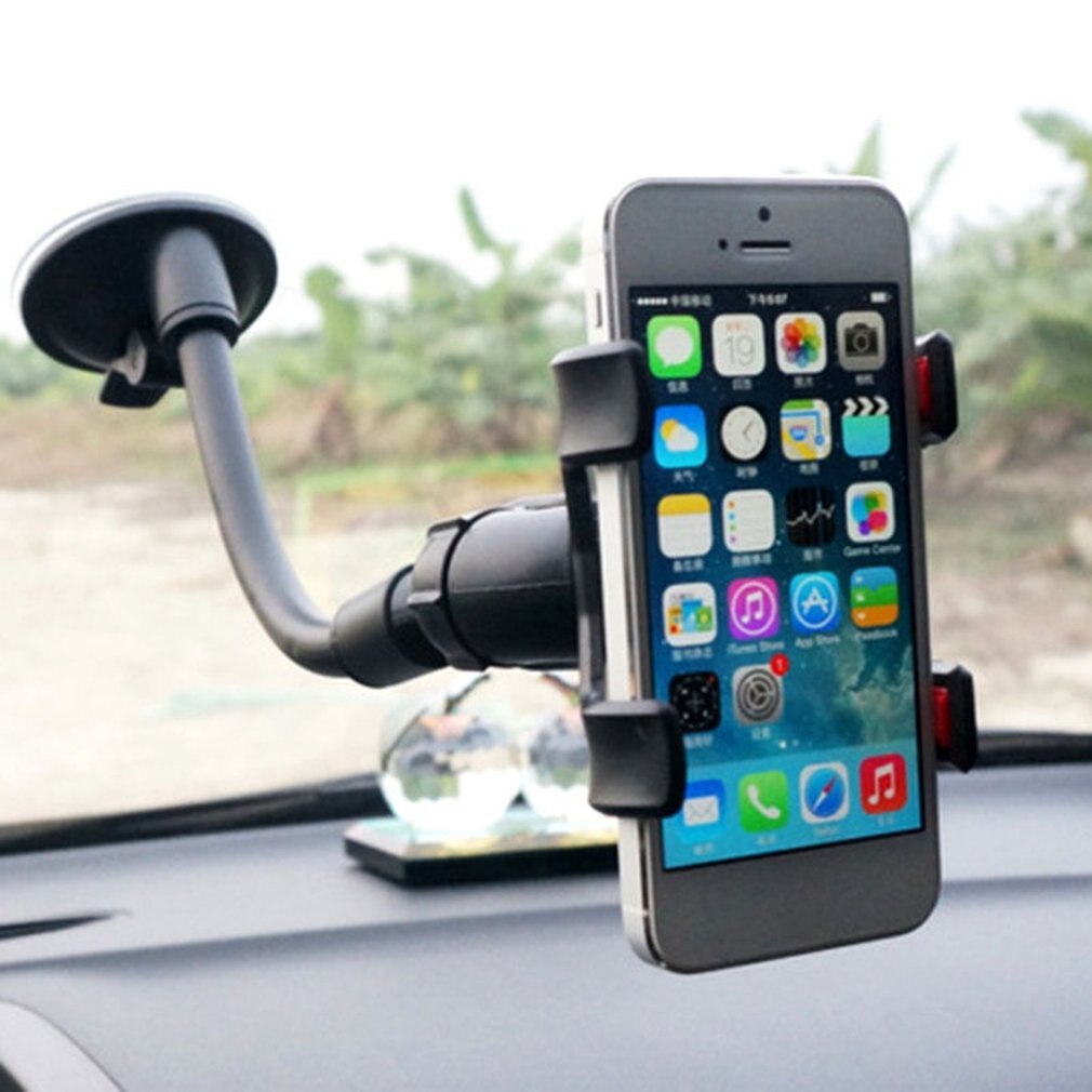 Zuignap auto telefoonhouder dubbele klem multifunctionele navigatie mobiele telefoon stoel luie beugel