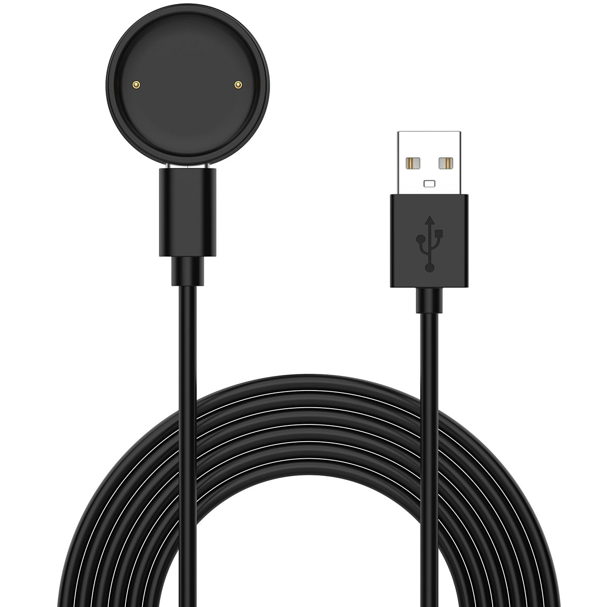 Cargador de reloj para Amazfit Active 2, Cable de carga, base de 3,3 pies, Cable USB C de repuesto, estación de soporte de carga tipo C para reloj inteligente: Default Title